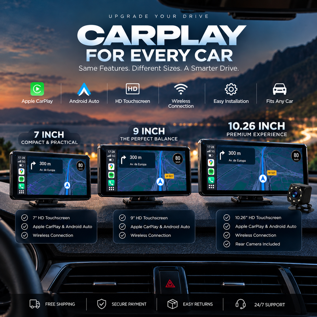 Wireless CarPlay Display